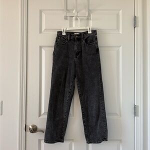 Pistola Black Denim Cropped Jeans